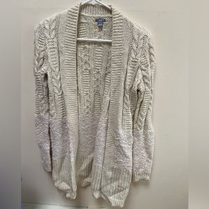 Aerie Chunky Knit Cardigan; XS